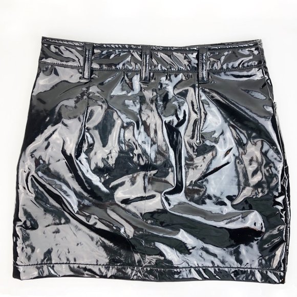 JORDYN JAGGER S black vinyl mini skirt - Picture 5 of 5